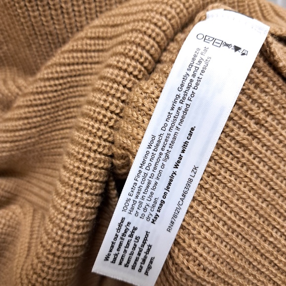 Eileen Fisher Merino Wool Turtleneck Sweater Size 1X - Picture 5 of 5